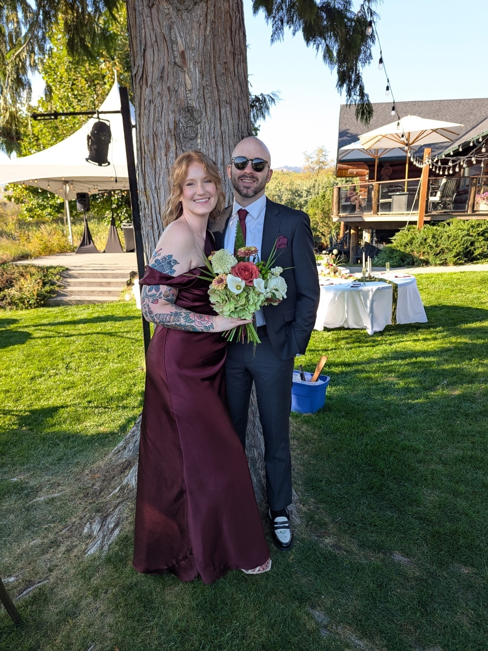 Azazie Emerson In Cabernet